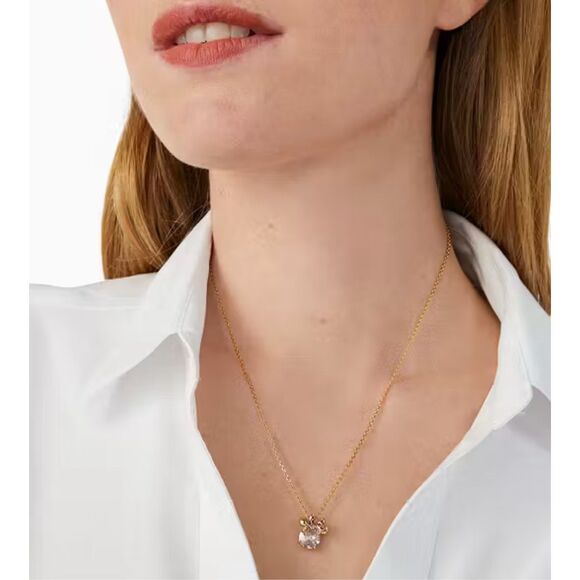 Disney x Kate Spade NEW necklace - Minnie Mouse clear - Picture 3 of 10